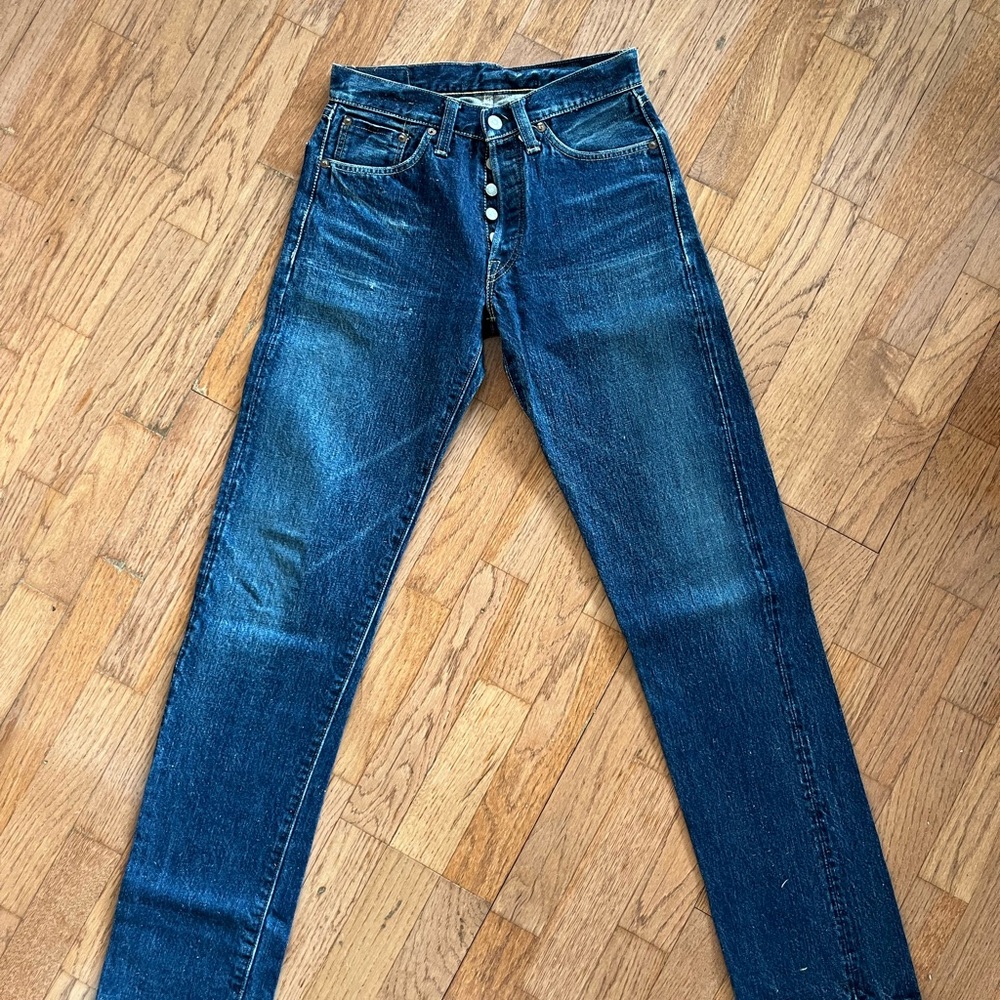 Women’s Dark Blue High-Rise Slim Jeans - Sugar Cane